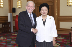劉延東會見聯(lián)合國兒童基金會執(zhí)行主任安東尼·萊克