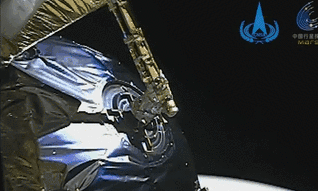 “天問(wèn)一號(hào)”探測(cè)器火星捕獲過(guò)程影像來(lái)了！