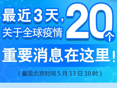 【圖解】最近3天，關(guān)于全球疫情20個(gè)重要消息在這里！